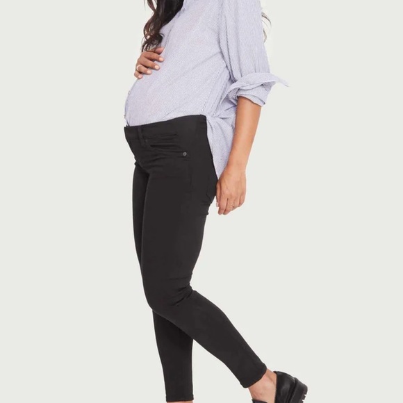 🖤 HATCH The Slim‎ Maternity Jean Black Sz 29 NWOT 🖤 - Picture 1 of 5